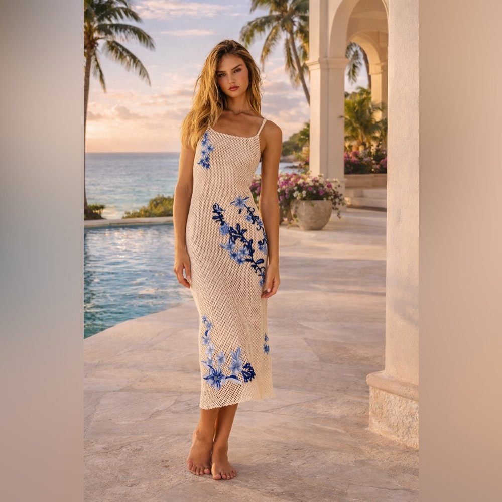 NWT AGUA BENDITA ADELAIDA DRESS SIZE LARGE ***SOLD OUT***